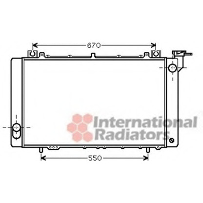 Foto Radiatore, Raffreddamento motore VAN WEZEL 13002316