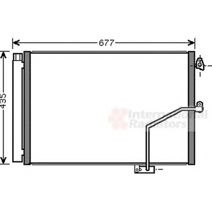 Foto Radiador, refrigeración del motor VAN WEZEL 30005450