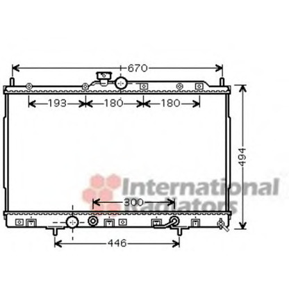 Foto Radiatore, Raffreddamento motore VAN WEZEL 32002185