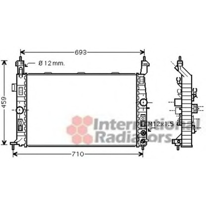 Foto Radiatore, Raffreddamento motore VAN WEZEL 37002431