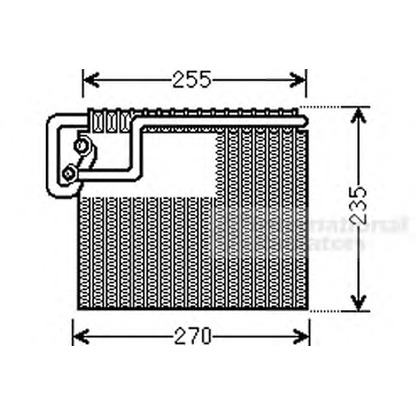 Photo Evaporator, air conditioning VAN WEZEL 3700V481