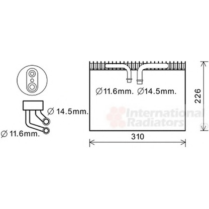 Фото Испаритель, кондиционер VAN WEZEL 4700V072