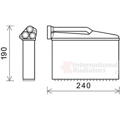 Foto Radiador de calefacción VAN WEZEL 06006541