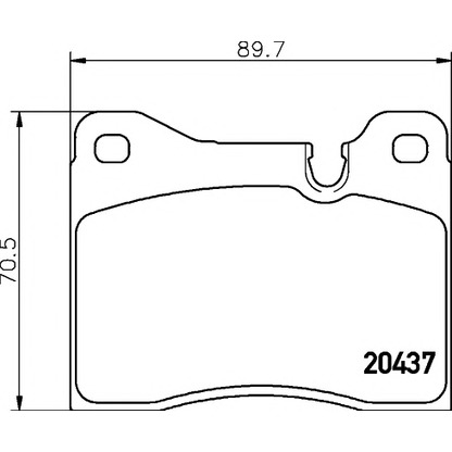 Photo Kit de plaquettes de frein, frein à disque TEXTAR 2043703