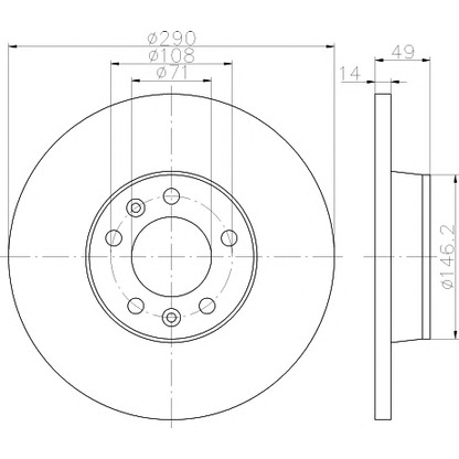 Photo Brake Disc TEXTAR 92157100