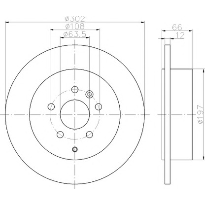 Photo Brake Disc TEXTAR 92162703