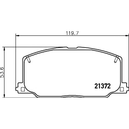 Photo Brake Pad Set, disc brake TEXTAR 2137201