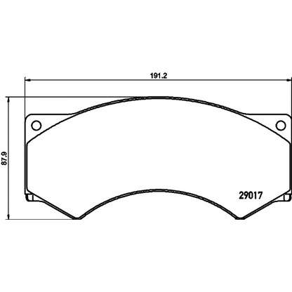 Photo Brake Pad Set, disc brake TEXTAR 2901703