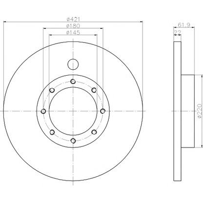 Photo Brake Disc TEXTAR 93028800