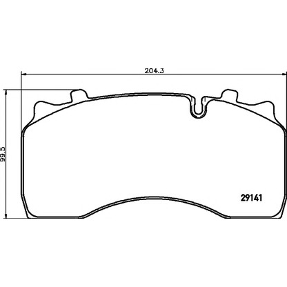 Photo Brake Pad Set, disc brake TEXTAR 2914106