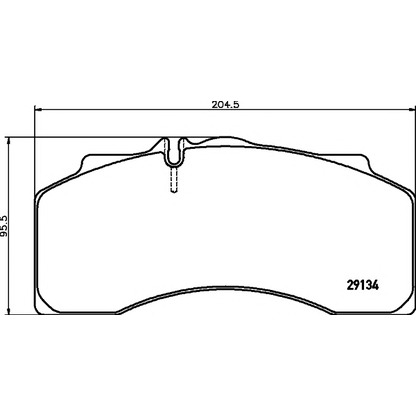 Photo Brake Pad Set, disc brake TEXTAR 2913401