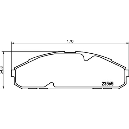 Photo Brake Pad Set, disc brake TEXTAR 2356501