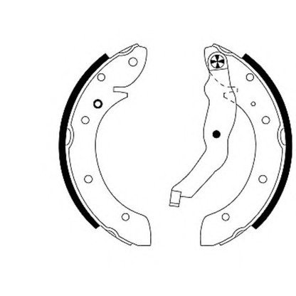 Photo Brake Shoe Set TEXTAR 91044000