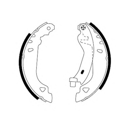 Photo Brake Shoe Set TEXTAR 91049100