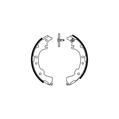 Photo Brake Shoe Set TEXTAR 91051000