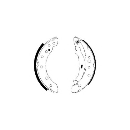 Photo Brake Shoe Set TEXTAR 83061800