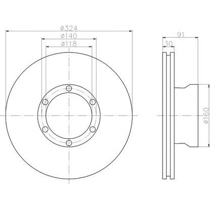 Photo Brake Disc TEXTAR 93087600