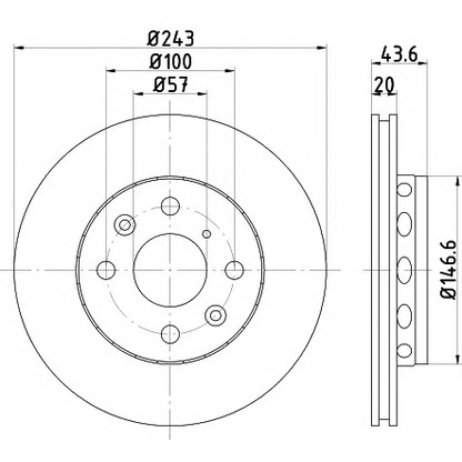 Photo Brake Disc TEXTAR 92078500