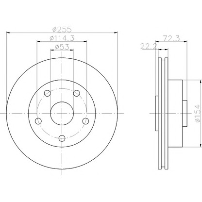 Photo Brake Disc TEXTAR 92079100