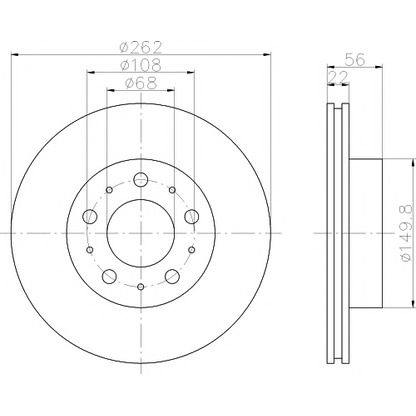 Photo Disque de frein TEXTAR 92051200