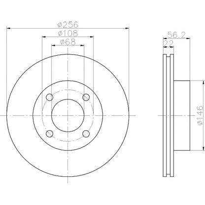 Photo Brake Disc TEXTAR 92054200