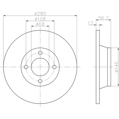 Photo Brake Disc TEXTAR 92060400