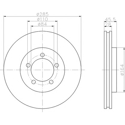 Photo Brake Disc TEXTAR 92093400