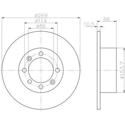 Photo Brake Disc TEXTAR 92010000