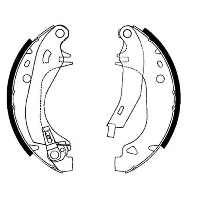 Photo Brake Shoe Set TEXTAR 91038201