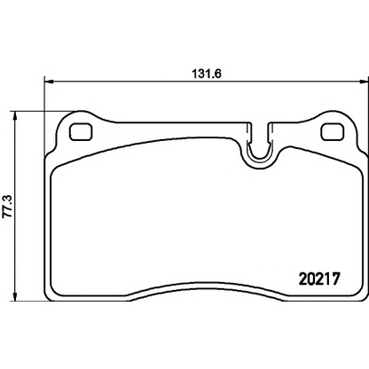 Фото Комплект тормозных колодок, дисковый тормоз TEXTAR 2021701