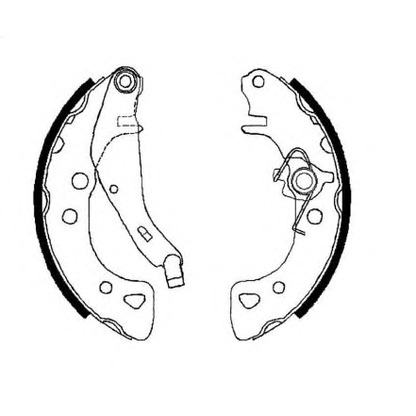 Photo Brake Shoe Set TEXTAR 91038000