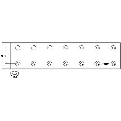 Photo Brake Lining Kit, drum brake TEXTAR 1534906