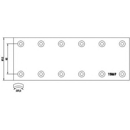 Photo Brake Lining Kit, drum brake TEXTAR 1505901