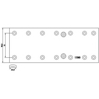 Photo Brake Lining Kit, drum brake TEXTAR 1735004