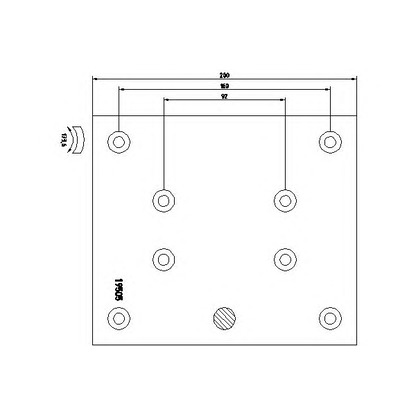 Photo Brake Lining Kit, drum brake TEXTAR 1950505