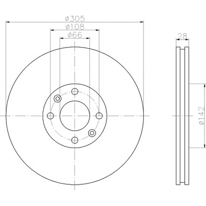 Photo Brake Disc TEXTAR 92097100