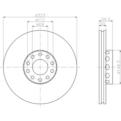 Photo Brake Disc TEXTAR 92098300