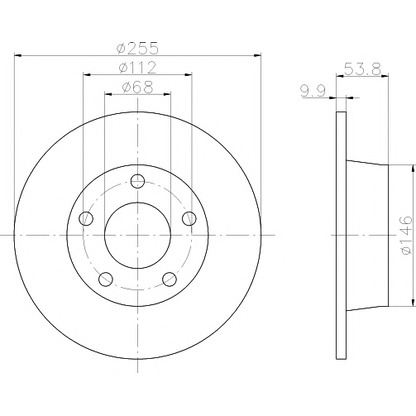 Photo Brake Disc TEXTAR 92104105