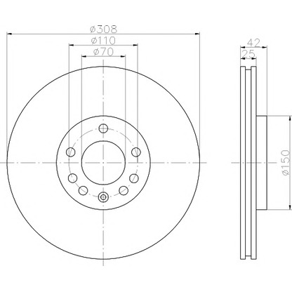 Photo Brake Disc TEXTAR 92110900