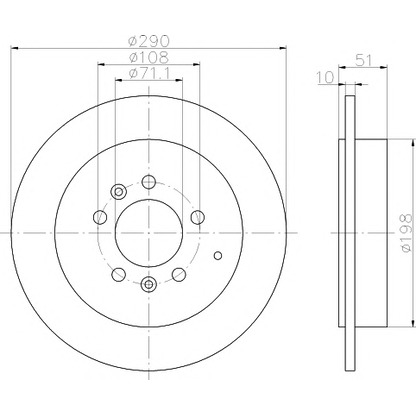 Photo Brake Disc TEXTAR 92112000