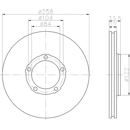 Photo Brake Disc TEXTAR 92112400