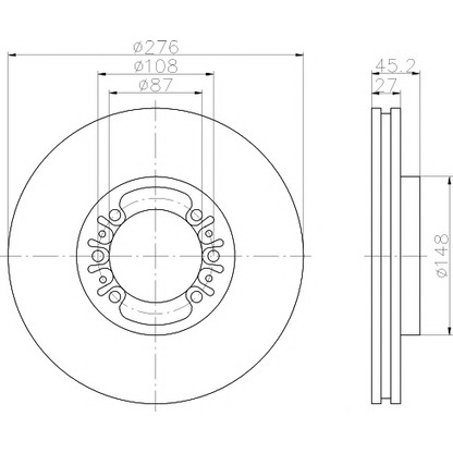 Photo Brake Disc TEXTAR 92112800