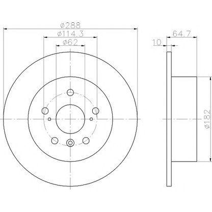 Photo Brake Disc TEXTAR 92117000