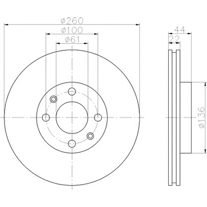 Photo Brake Disc TEXTAR 92119200