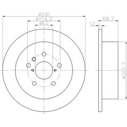 Photo Brake Disc TEXTAR 92144203