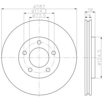 Photo Brake Disc TEXTAR 92153100