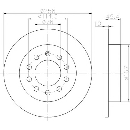 Photo Brake Disc TEXTAR 92166700