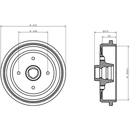 Photo Brake Drum TEXTAR 94020600