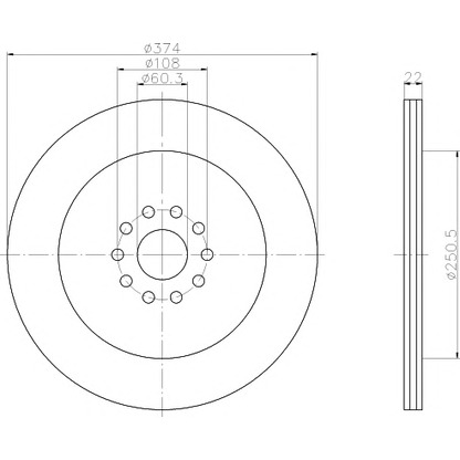 Photo Brake Disc TEXTAR 93066400