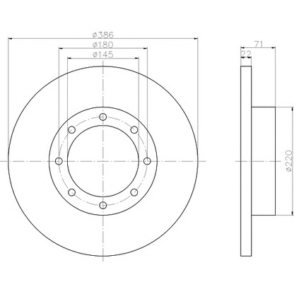 Photo Brake Disc TEXTAR 93085600